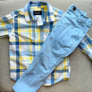 Boys dress shirt and pants